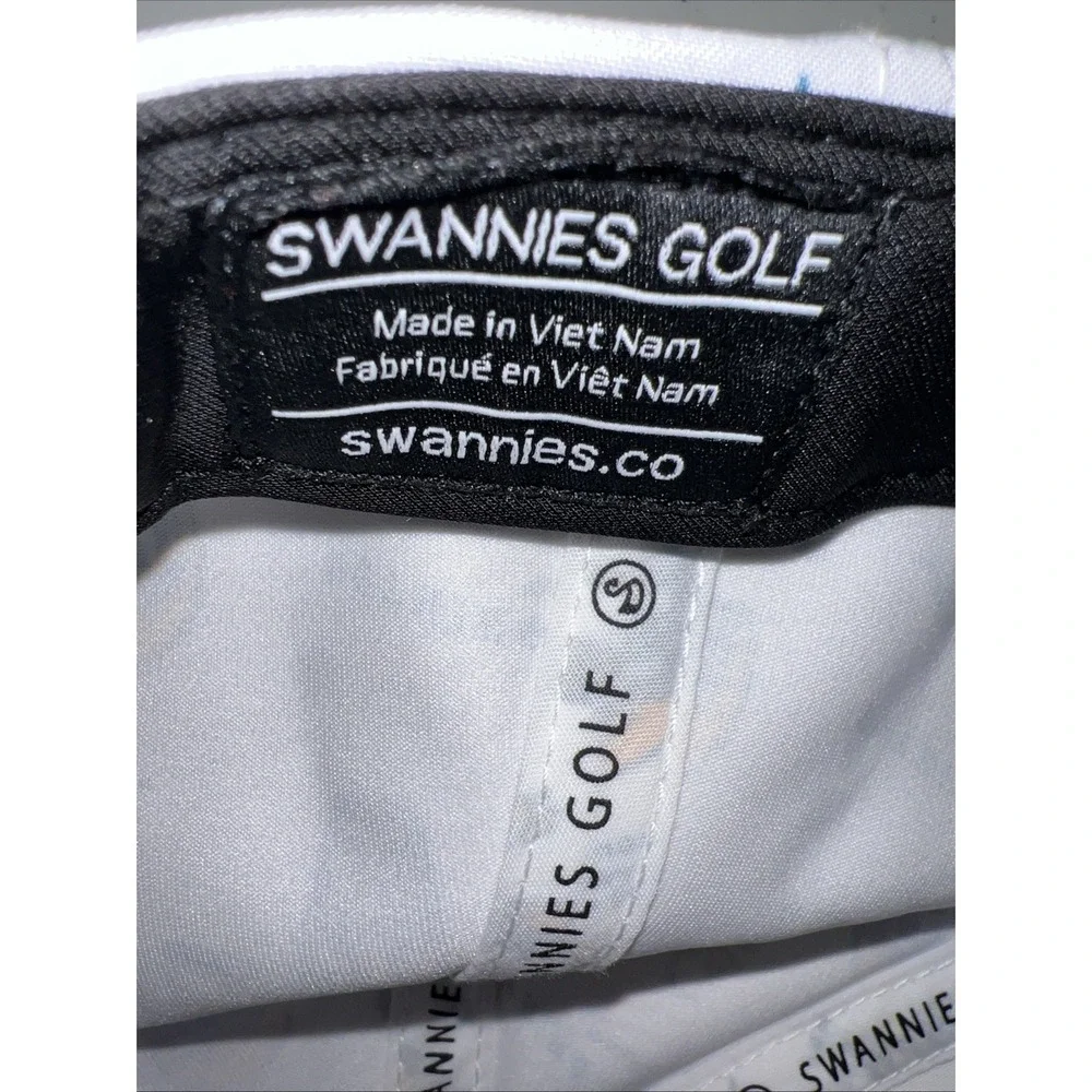 Swannies Golf Hat Zinny‎ Rope Trucker SnapBack OSFM Golf Cap Rubber Patch